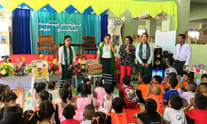 สสอ.ม.ราชภัฏสุราษฎร์ฯ ร่วมกิจกรรมปิดภาคเรียน นร.เมียนมา