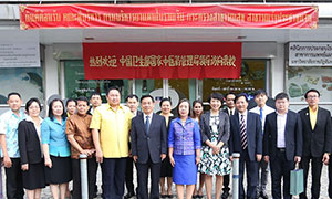 อธิการบดีมหาวิทยาลัยราชภัฏจันทรเกษม ตอนรับ Mr. YAN SHU JIANG รองอธิบดีกรมบริหารยาแผนโบราณจีนแห่งชาติ