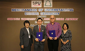 ม.ศรีปทุม MOU Andrew Biggs Academy พัฒนาการเรียนการสอนภาษาอังกฤษ สร้างบัณฑิตพันธุ์ใหม่ 4.0