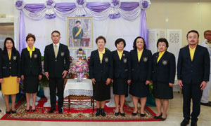 อธิการบดีวิทยาลัยเทคโนโลยีสยาม  นำผู้บริหารลงนามถวายพระพร พระเจ้าวรวงศ์เธอ พระองค์เจ้าโสมสวลีฯ เนื่องในโอกาสวันคล้ายวันประสูติ