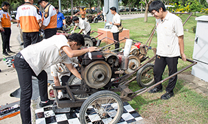 ราชมงคลสุวรรณภูมิ นำนักศึกษาร่วมโครงการพระดาบสสัญจร