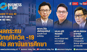 ต้องฟัง! ผู้บริหาร SPU ให้สัมภาษณ์ “ผลกระทบวิกฤติโควิด – 19 ต่อสถาบันการศึกษา” ในรายการ Inside BUSINESS TODAY ทาง FM 102 MHz.