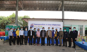 เลขาธิการ สปส. นำทีมตรวจความพร้อมศูนย์คัดกรองโควิด-19 เพื่อบริการแก่ผู้ประกันตน ที่เทศบาลเมืองพิมลราช อ.บางบัวทอง จ.นนทบุรี เริ่ม 25 เม.ย. - 1 พ.ค. นี้