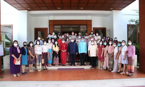 พิธีบวงสรวงศาลพระพรหมและพิธีทำบุญครบรอบ 6 ปี​ อาคารปฏิบัติการโรงแรมและการท่องเที่ยว (ราชมงคลชมคลื่น)