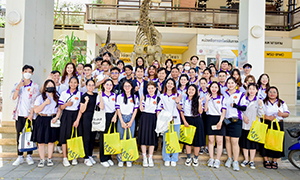 นักศึกษามหาวิทยาลัยภูมินทร์พนมเปญ (RUPP) ร่วมโครงการสนับสนุนแลกเปลี่ยนเรียนรู้ภาษาไทย ที่ มมส