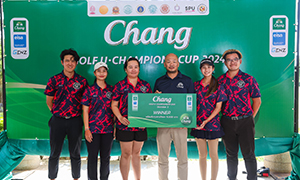 ม.รังสิต คว้ารางวัลชนะเลิศ Division 2 การแข่งขัน Chang Golf U-Championship 2024