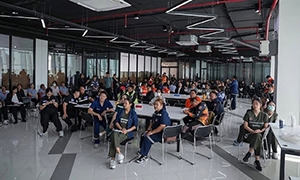 ม.รังสิต ร่วมกับ จ.ปทุมธานี จัดโครงการซ้อมอพยพหนีไฟอาคารสูงระดับ (เสมือนจริง) เสริมความพร้อมรับมือเหตุฉุกเฉิน